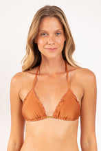 Załaduj obraz do przeglądarki galerii, Gallery: Rio De Sol Top Bikini Top Shimmer-Nocciola Frufru