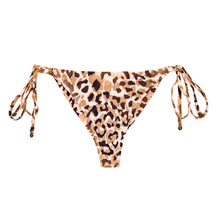 Załaduj obraz do przeglądarki galerii, Product Front: Rio De Sol Figi Bikini Bottom Leopard Cheeky-Tie