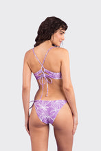 Załaduj obraz do przeglądarki galerii, Model Back: Rio De Sol Zestaw Bikini Set Trail-Purple Tank-Tie Ibiza-Comfy