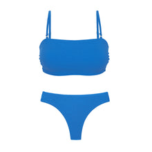 Załaduj obraz do przeglądarki galerii, Product Front: Rio De Sol Zestaw Bikini Set Sand-Nautico Bandeau-Reto Nice-Fio