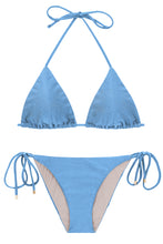 Załaduj obraz do przeglądarki galerii, Product Front: Rio De Sol Zestaw Bikini Set Shimmer-Baltic-Sea Tri-Inv Ibiza-Comfy