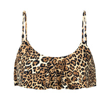 Załaduj obraz do przeglądarki galerii, Product Front: Rio De Sol Top Bikini Top Leopardo Babado