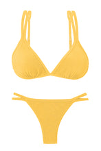 Załaduj obraz do przeglądarki galerii, Product Front: Rio De Sol Zestaw Bikini Set Malibu-Yellow Tri-Duo Mini-Duo
