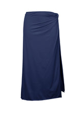 Załaduj obraz do przeglądarki galerii, Product Front: Rio De Sol Spódnica Plażowa Navy Long-Skirt-Knot