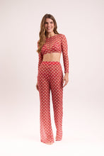 Załaduj obraz do przeglądarki galerii, Model Front: Rio De Sol Spodnie Plażowe Floral-Scales Pants Lana