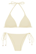 Załaduj obraz do przeglądarki galerii, Product Front: Rio De Sol Zestaw Bikini Set Off-White Tri-Inv Lacinho