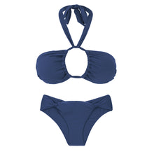 Załaduj obraz do przeglądarki galerii, Product Back: Rio De Sol Zestaw Bikini Set Navy Mel