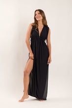 Załaduj obraz do przeglądarki galerii, Image 04: Rio De Sol Sukienka Plażowa Black Long Dress Soleil