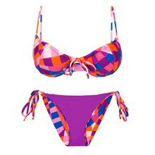 Załaduj obraz do przeglądarki galerii, Product Back: Rio De Sol Zestaw Bikini Set Funny Balconet-Tie Ibiza-Comfy