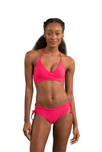 Załaduj obraz do przeglądarki galerii, Model Front: Rio De Sol Figi Bikini Bottom Dots-Virtual-Pink Madrid