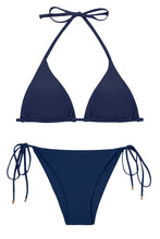Załaduj obraz do przeglądarki galerii, Product Front: Rio De Sol Zestaw Bikini Set Navy Tri-Inv Lacinho