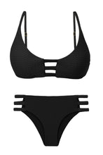 Załaduj obraz do przeglądarki galerii, Product Front: Rio De Sol Zestaw Bikini Set Bora-Black Bra-Trio Madrid-Trio
