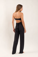 Załaduj obraz do przeglądarki galerii, Model Back: Rio De Sol Spodnie Plażowe Black Pants Knot