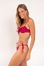 Załaduj obraz do przeglądarki galerii, Image 03: Rio De Sol Zestaw Bikini Set Shimmer-Desejo Balconet-Tie Cheeky-Tie-Gold