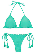 Załaduj obraz do przeglądarki galerii, Product Front: Rio De Sol Zestaw Bikini Set Uv-Atlantis Tri Frufru-Fio