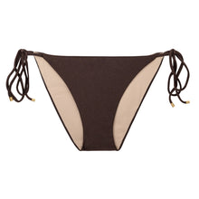 Załaduj obraz do przeglądarki galerii, Product Front: Rio De Sol Figi Bikini Bottom Shimmer-Coffee Ibiza-Comfy