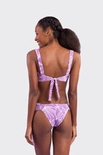 Załaduj obraz do przeglądarki galerii, Model Back: Rio De Sol Top Bikini Top Trail-Purple Amelia