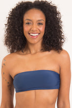 Załaduj obraz do przeglądarki galerii, Gallery: Rio De Sol Top Bikini Top Navy Bandeau-Reto