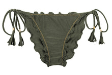 Załaduj obraz do przeglądarki galerii, Product Front: Rio De Sol Figi Bikini Bottom Croco Frufru-Comfy