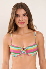 Załaduj obraz do przeglądarki galerii, Gallery: Rio De Sol Top Bikini Top Supercolor Balconet-Tie