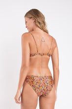 Załaduj obraz do przeglądarki galerii, Model Back: Rio De Sol Top Bikini Top Bouquet Balconet-Tie