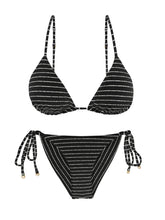 Załaduj obraz do przeglądarki galerii, Product Front: Rio De Sol Zestaw Bikini Set Linea-Black Lia Cheeky-Tie