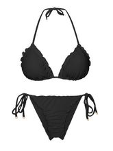 Załaduj obraz do przeglądarki galerii, Product Front: Rio De Sol Zestaw Bikini Set Malibu-Black Frufru