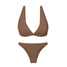 Załaduj obraz do przeglądarki galerii, Product Front: Rio De Sol Zestaw Bikini Set Sand-Cappuccino Alba Leblon