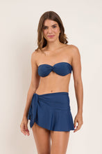 Załaduj obraz do przeglądarki galerii, Model Front: Rio De Sol Spódnica Plażowa Mini Skirt Navy