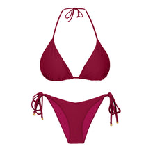Załaduj obraz do przeglądarki galerii, Product Front: Rio De Sol Zestaw Bikini Set Touch-Carmim Tri-Inv Amora