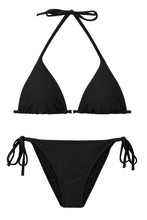 Załaduj obraz do przeglądarki galerii, Product Front: Rio De Sol Zestaw Bikini Set Bora-Black Tri-Inv Lacinho