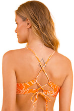 Załaduj obraz do przeglądarki galerii, Image 07: Rio De Sol Top Bikini Top Trail-Orange Tank-Tie