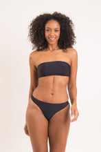 Załaduj obraz do przeglądarki galerii, Model Front: Rio De Sol Top Bikini Top Nero Bandeau-Reto