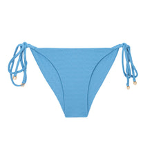 Załaduj obraz do przeglądarki galerii, Product Front: Rio De Sol Figi Bikini Bottom Solar-Celeste Cheeky-Tie