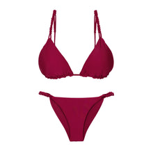 Załaduj obraz do przeglądarki galerii, Product Front: Rio De Sol Zestaw Bikini Set Touch-Carmim Selena