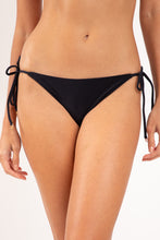 Załaduj obraz do przeglądarki galerii, Gallery: Rio De Sol Figi Bikini Bottom Shimmer-Black Ibiza-Comfy-Gold