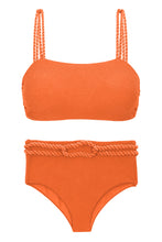 Załaduj obraz do przeglądarki galerii, Product Front: Rio De Sol Zestaw Bikini Set St-Tpz-Tangerina Reto Hotpant-High
