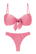 Załaduj obraz do przeglądarki galerii, Product Front: Rio De Sol Zestaw Bikini Set Shimmer-Confetti Bandeau-Knot Nice-Fio