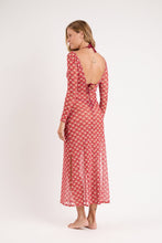 Załaduj obraz do przeglądarki galerii, Model Back: Rio De Sol Sukienka Plażowa Floral-Scales Dress Lucy