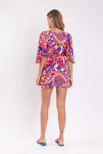 Załaduj obraz do przeglądarki galerii, Model Back: Rio De Sol Mini Dress Funny Mini Dress