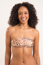 Załaduj obraz do przeglądarki galerii, Gallery: Rio De Sol Top Bikini Top Leopard Bandeau-Reto