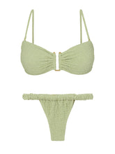 Załaduj obraz do przeglądarki galerii, Product Front: Rio De Sol Zestaw Bikini Set Brisa-Pistache Sara Eden