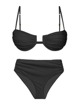 Załaduj obraz do przeglądarki galerii, Product Front: Rio De Sol Zestaw Bikini Set Malibu-Black Zaya Amy
