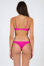 Załaduj obraz do przeglądarki galerii, Model Back: Rio De Sol Top Bikini Top Cotele-Amaranto Balconet-Pushup