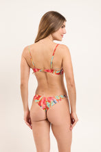 Załaduj obraz do przeglądarki galerii, Model Back: Rio De Sol Top Bikini Top Sea-Bloom Bandeau-Joy
