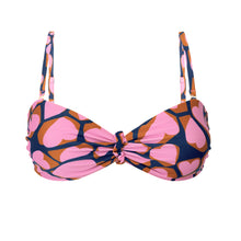 Załaduj obraz do przeglądarki galerii, Product Front: Rio De Sol Top Bikini Top Amore-Pink Bandeau-Crispy