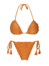 Załaduj obraz do przeglądarki galerii, Product Front: Rio De Sol Zestaw Bikini Set Shimmer-Nocciola Frufru