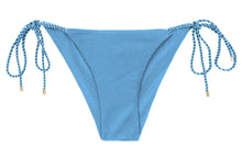 Załaduj obraz do przeglądarki galerii, Product Front: Rio De Sol Figi Bikini Bottom Shimmer-Baltic-Sea Cheeky-Rope