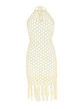 Załaduj obraz do przeglądarki galerii, Product Front: Rio De Sol Midi Dress Offwhite Serena Dress