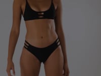 Załaduj i odtwarzaj film w przeglądarce Gallery, Video: Rio De Sol Figi Bikini Bottom Bora-Black Madrid-Trio